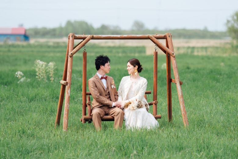 あおいまきばでウェディングフォト前撮り
