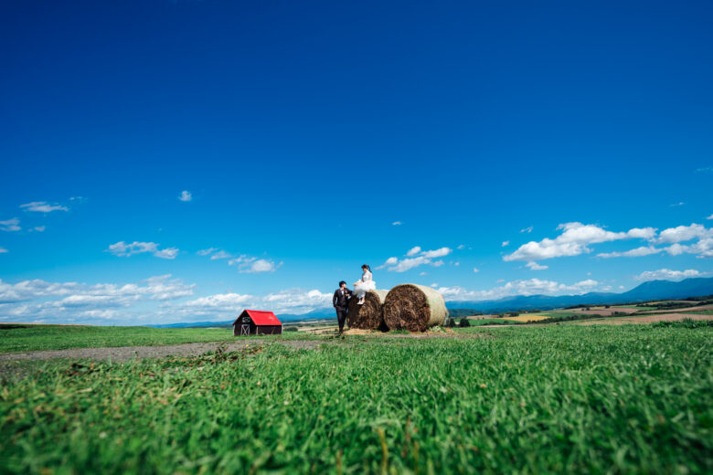 美瑛のファームズ千代田で撮るウェディングフォト&オープニングムービー