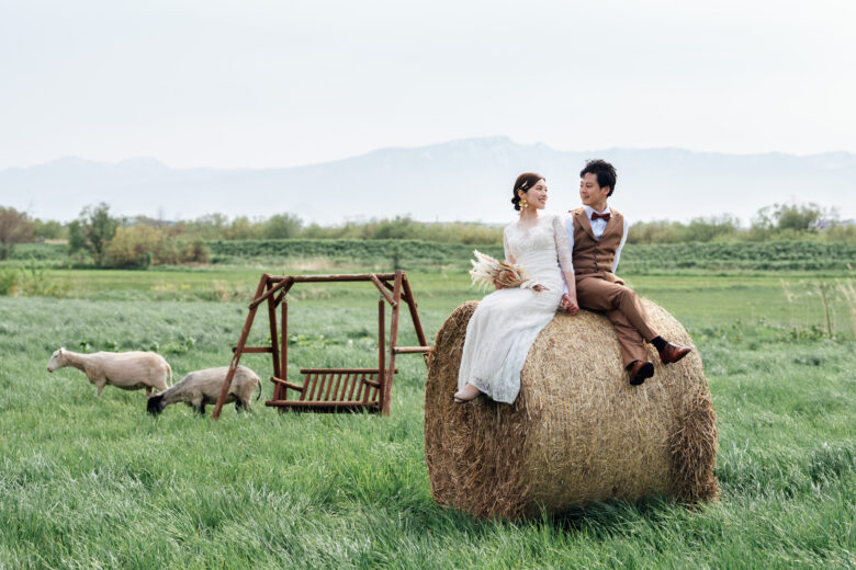 あおいまきばでウェディングフォト前撮り