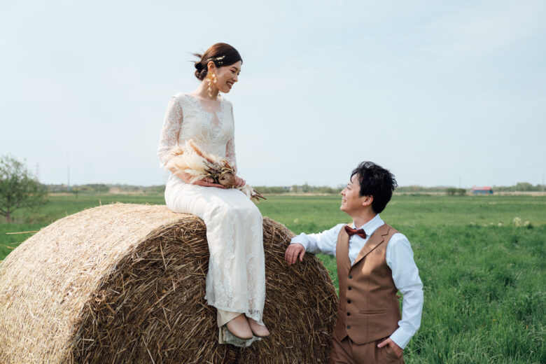 あおいまきばでウェディングフォト前撮り