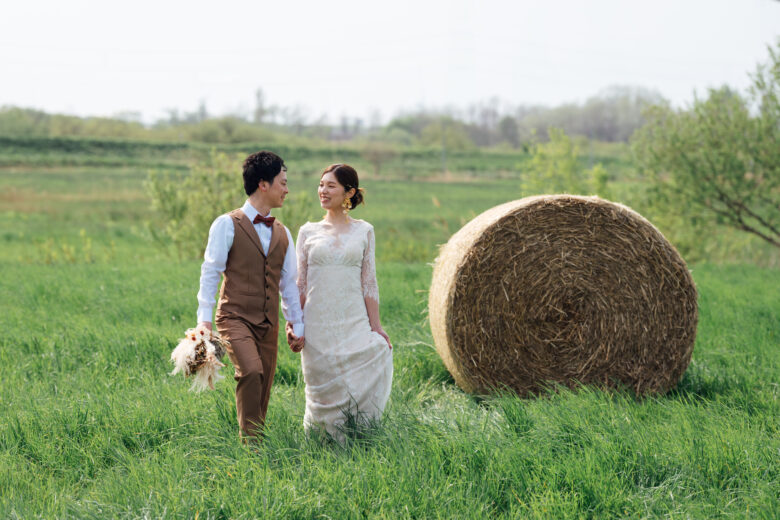 あおいまきばでウェディングフォト前撮り