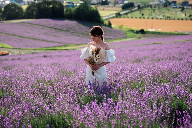 富良野ラベンダーのウェディングフォト&オープニングムービー