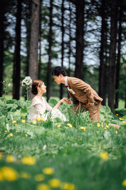 札幌のウェディング前撮りで大人気のモエレ沼公園