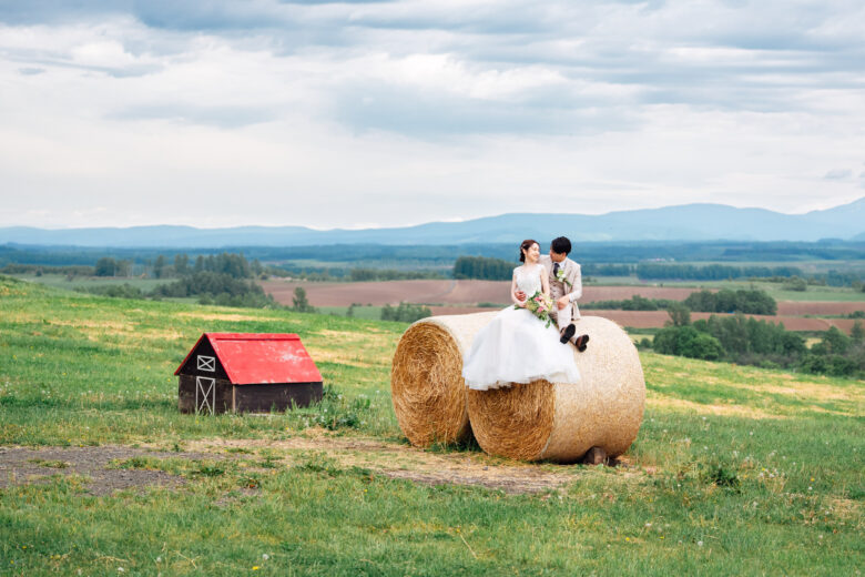 美瑛のファームズ千代田で撮るウェディングフォト&オープニングムービー