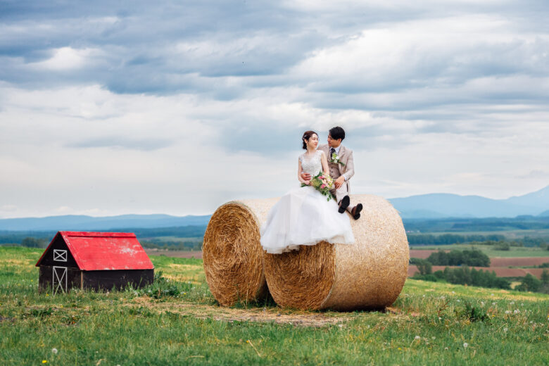 美瑛のファームズ千代田で撮るウェディングフォト&オープニングムービー
