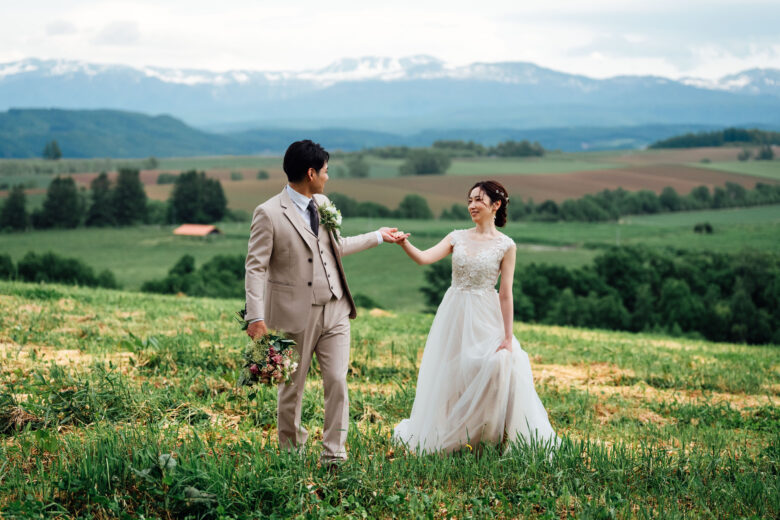 美瑛のファームズ千代田で撮るウェディングフォト&オープニングムービー
