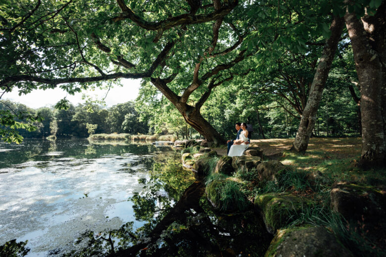 富良野の鳥沼公園でウェディングフォト&オープニングムービー