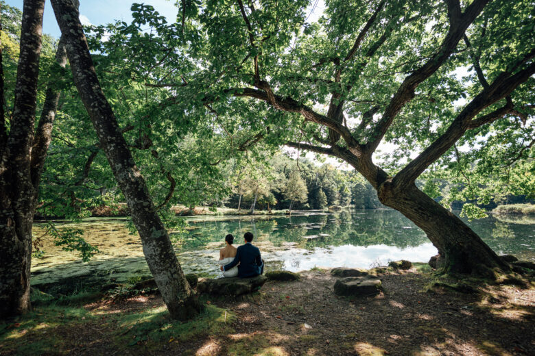 富良野の鳥沼公園でウェディングフォト&オープニングムービー