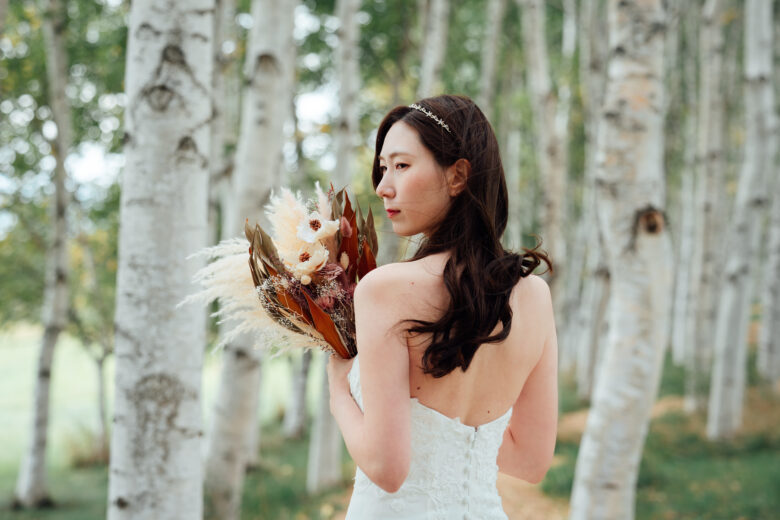 モエレ沼前撮りの様子